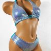 Costume de baie doua piese cu paiete Obsession Blue- KS05B