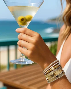 Bratara de mana dama piele Gold-MY05