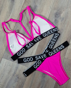 Costume de baie God Save Queens Roz