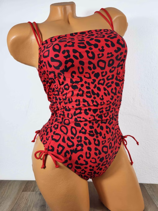 Costume de baie intreg Marabou Rosu-KS09R