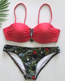 Costum de baie doua piese Army Coray