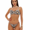 Costum de baie Snake Print si push-up Egyptv