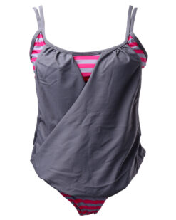 Costum de baie tankini Kenya Gri-Roz