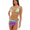 Costum de baie 3 piese cu esarfa Spain Purple