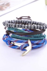 Bratara Unixex din piele Ocean-A106