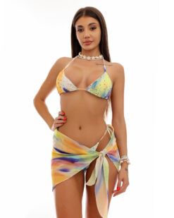 Costume de baie 3 piese cu esarfa Kasandra