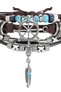 Bratara din piele dama Timona