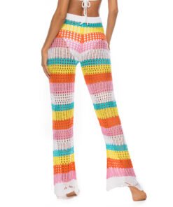 Pantaloni de plaja crosetati multicolori Tasmania