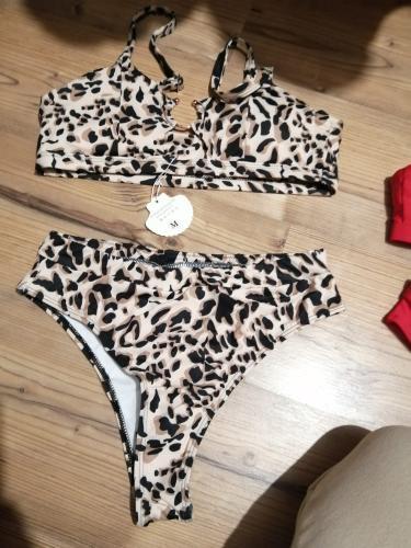 Costume de baie doua piese Los Angeles Animal Print Maro-LA888 photo review