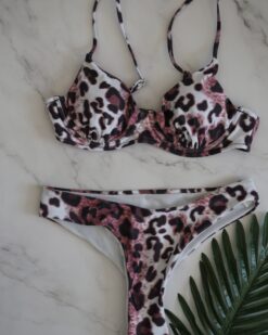 Costume de baie cu slip brazilian Animal Print Simona