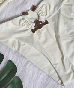 Costume de baie cu talie inalta Euforia Ivory