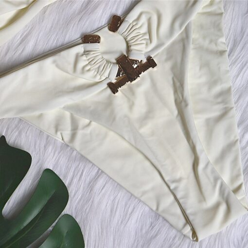 Costume de baie cu talie inalta Euforia Ivory