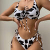 Costume de baie cu slip brazilian Larissa AlbNegru