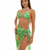 Costume de baie cu slip brazilian Rio de Janeiro Verde