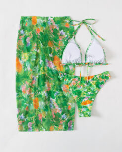 Costume de baie cu slip brazilian Rio de Janeiro Verde