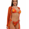 Costume de baie cu slip brazilian si tunica Sao Paulo