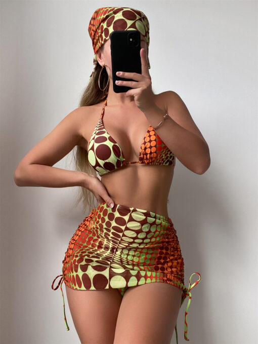 Costume de baie 2023 dama 4 piese cu slip brazilian Izmir