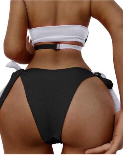 Costume de baie doua piese cu slip brazilian Londra Negru