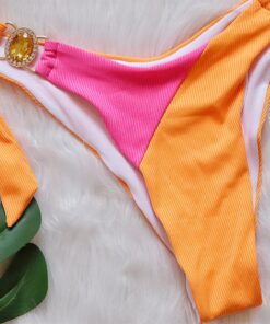 Costume de baie doua piese cu slip brazilian Londra Orange