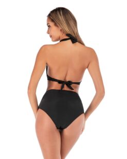 Costume de baie doua piese cu talie inalta Turkish Negru