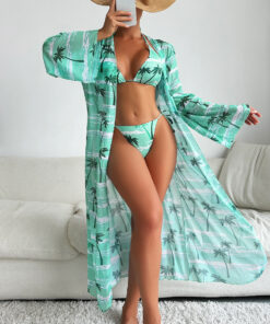 Costume de baie dama 3 piese Evelyn Turquoise