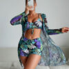 Costume de baie dama trei piese Cayman Negru