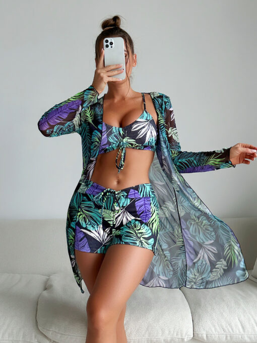 Costume de baie dama trei piese Cayman Negru