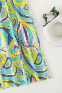 Costume de baie si tunica Americano Paun