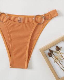 Costume de baie doua piese cu slip tanga Pastel Orange