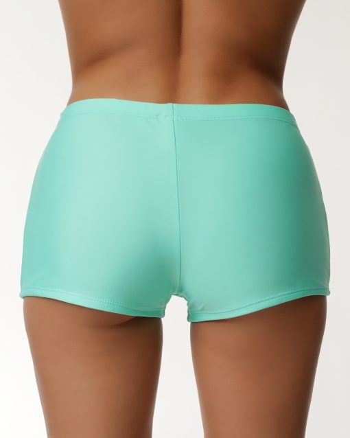 Costume de baie dama cu rochita si pantaloni scurti Verde Mentos